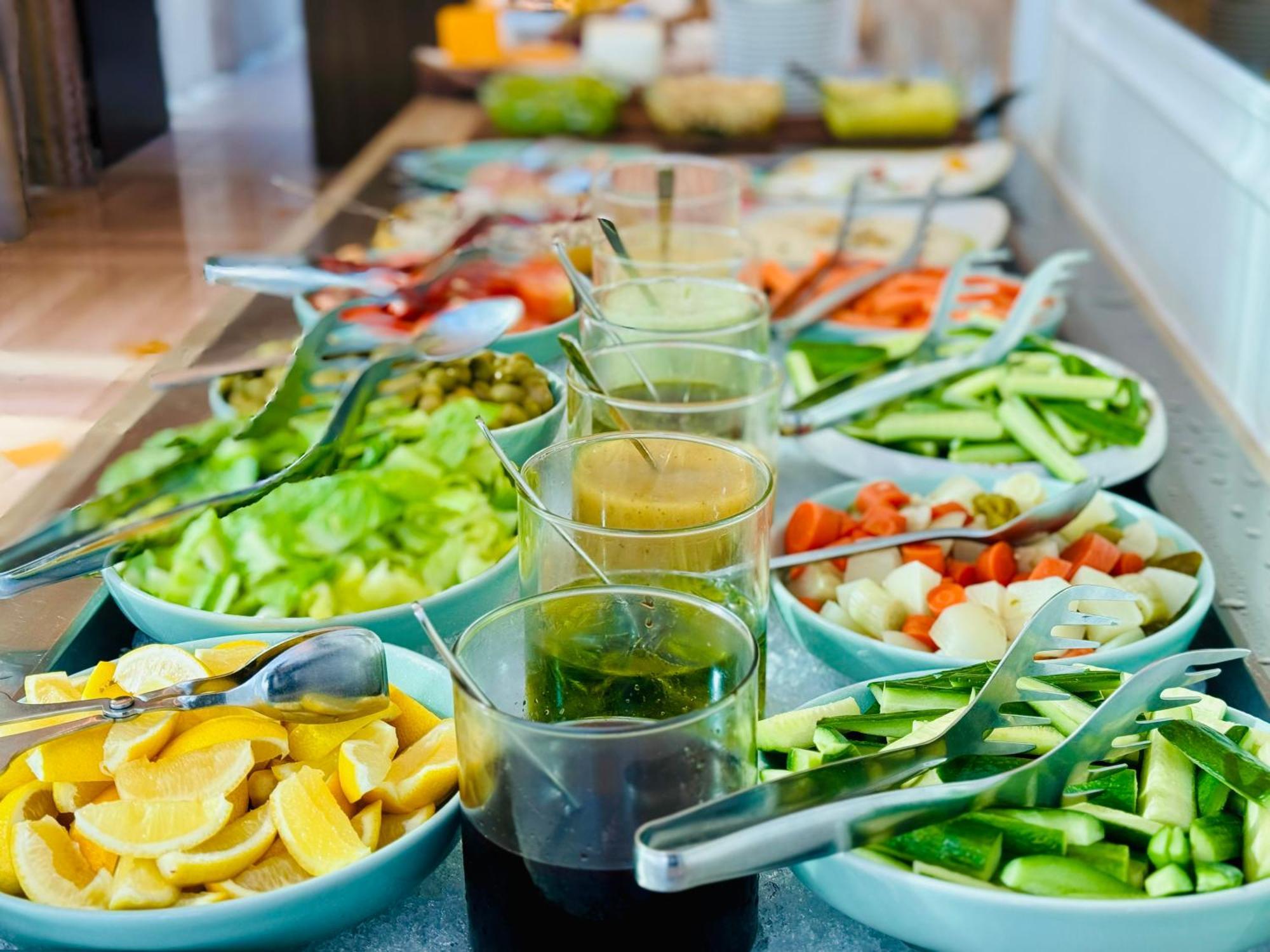 Shaza Doha Hotel Exterior photo A salad bar