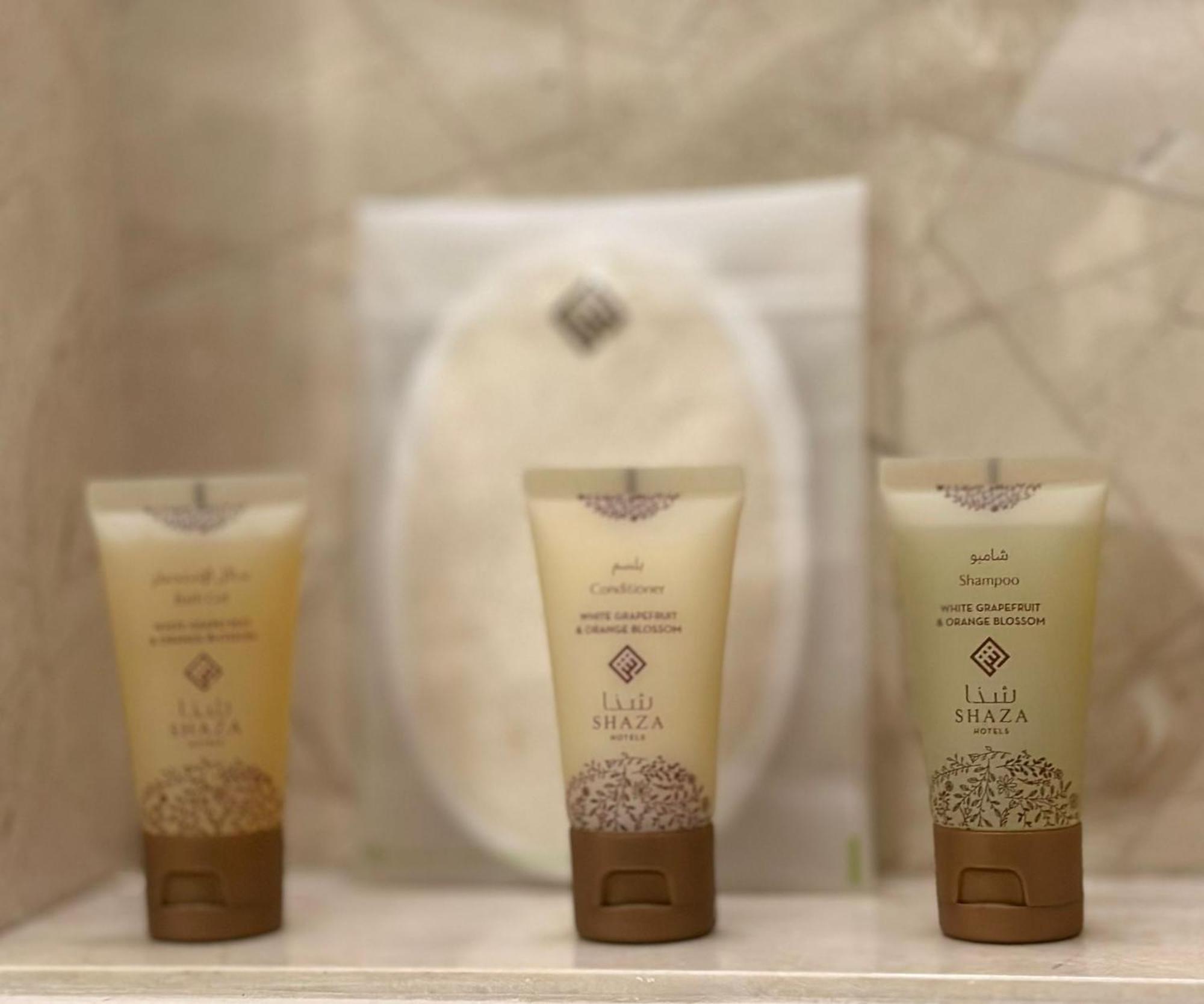 Shaza Doha Hotel Exterior photo A selection of spa products